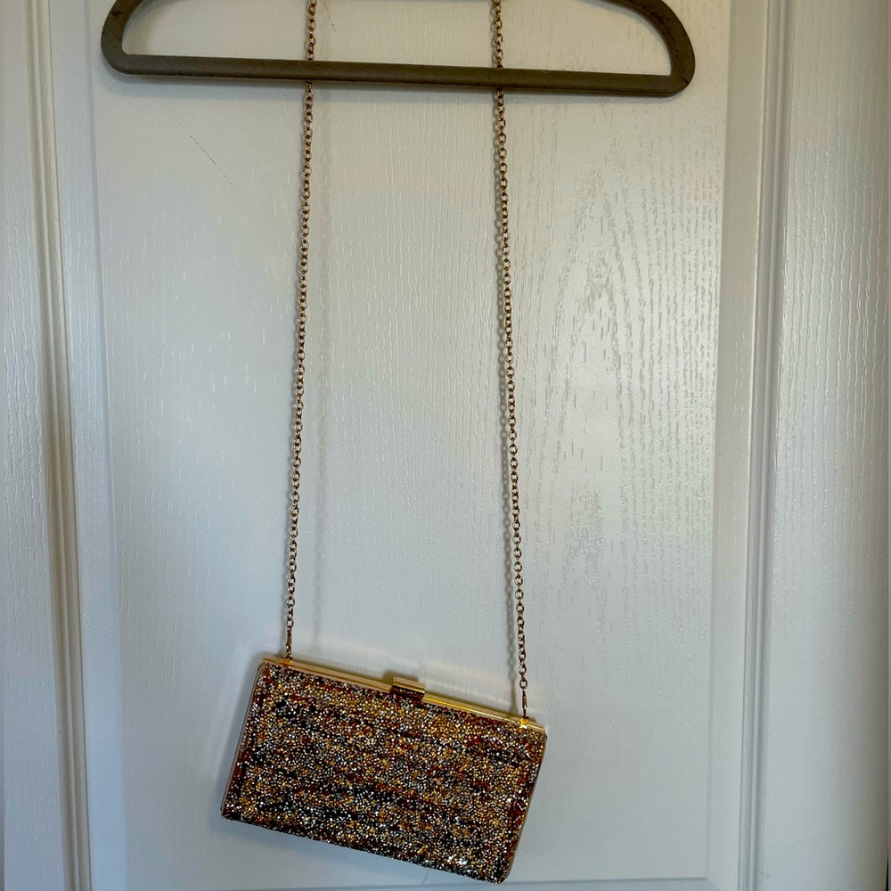 ALDO clutch with cross body strap